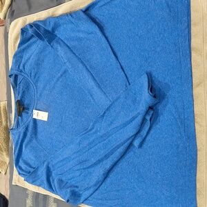 Banana Republic Livorno Silk-Linen Rolled Edge Sweater